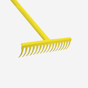 metal rake